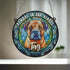 Bull Mastiff Memorial Stained Glass Effect Suncatcher